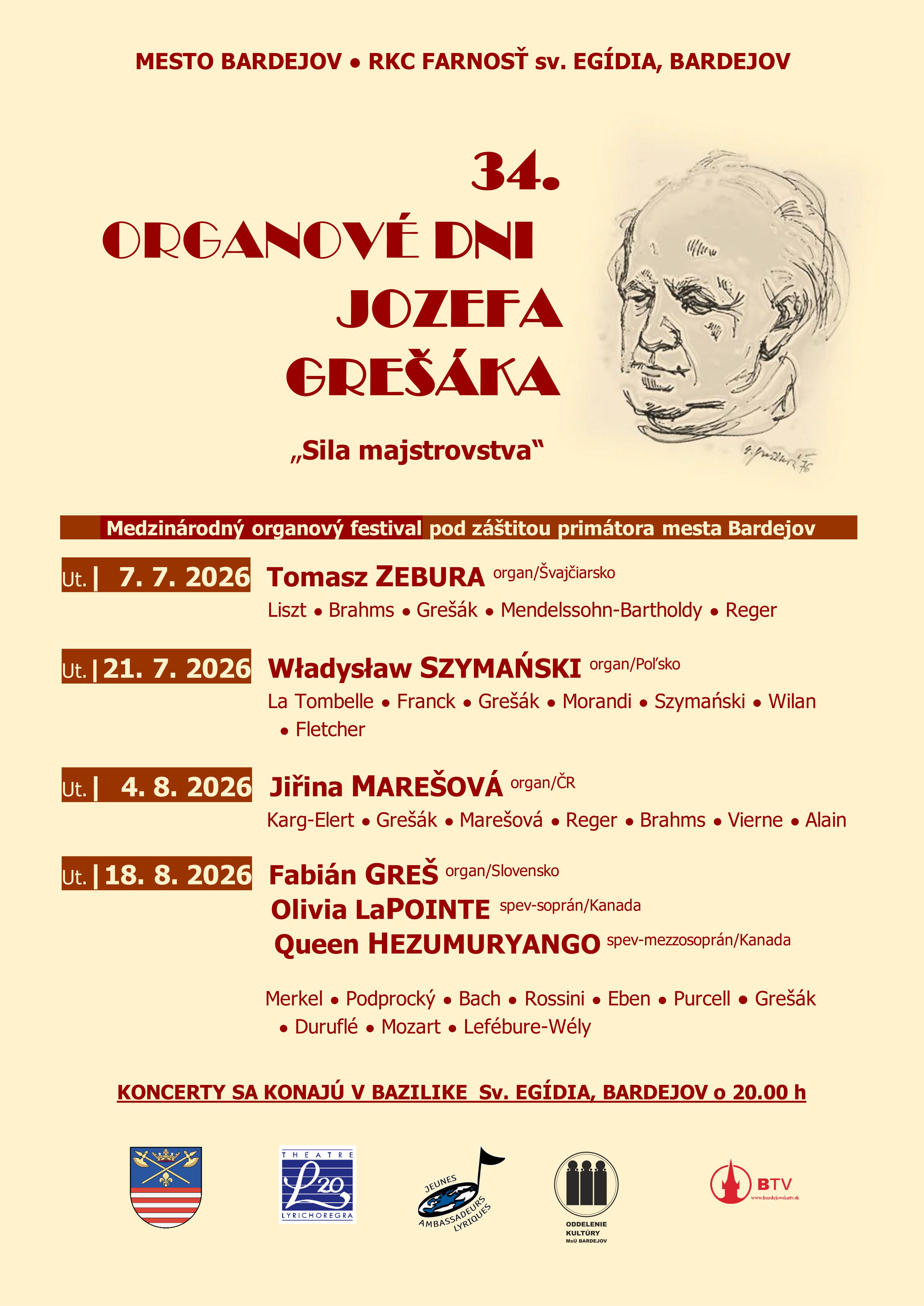Organove dni 2026